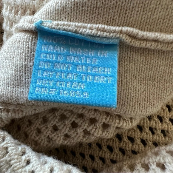 J. McLaughlin tassel trim boatneck sweater poncho 5497 - Picture 7 of 7